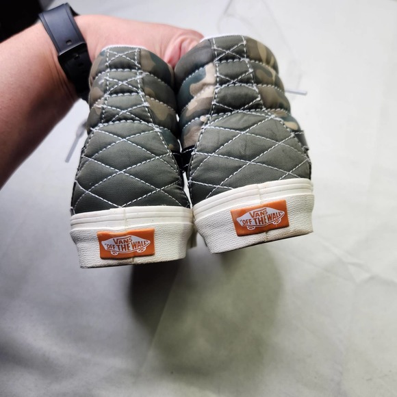 Vans Sk8-Hi Mixed Utility Skate Shoe Camo Green Size Men's 5 Women's 6.5 - Picture 4 of 8